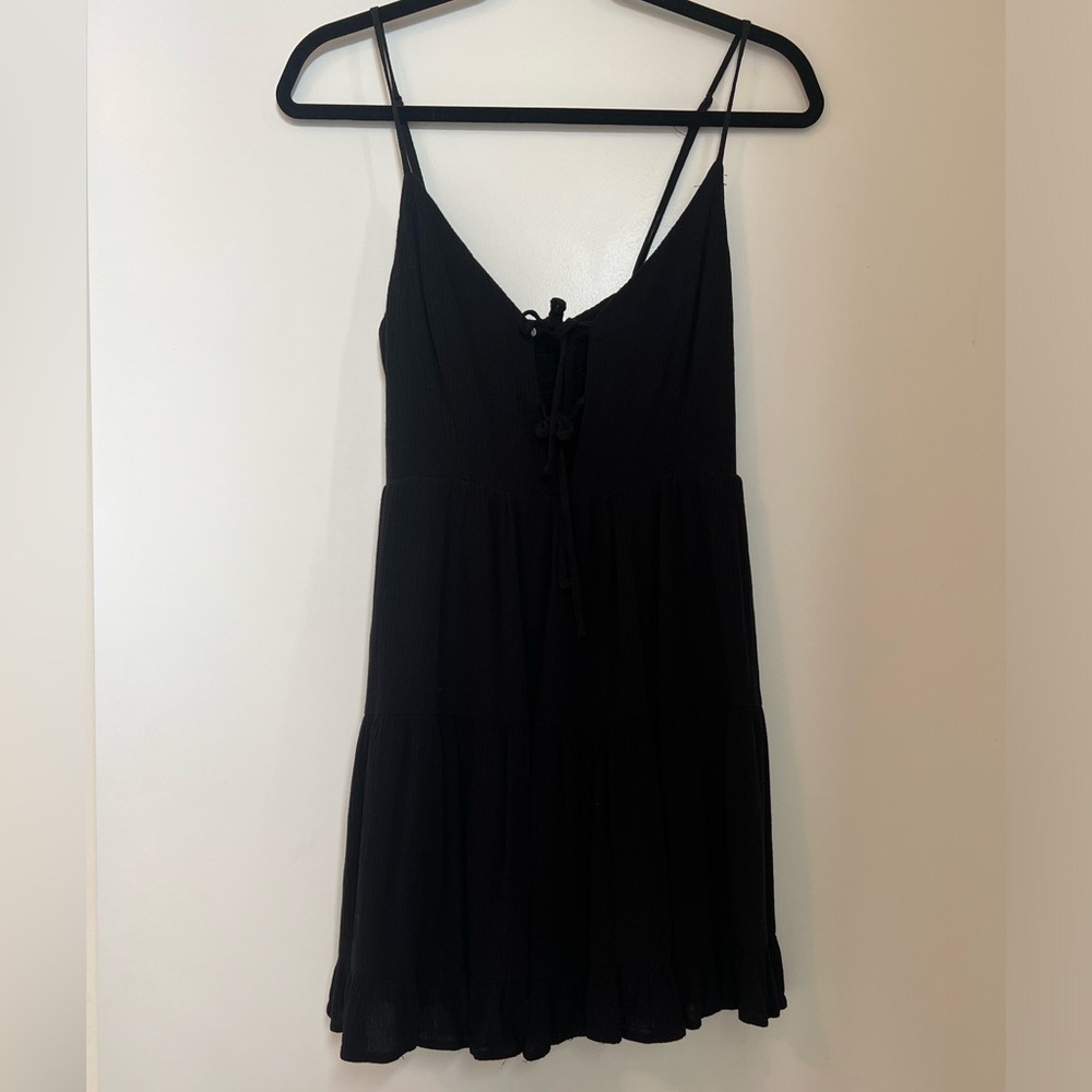 Garage Flowy Tie Dress